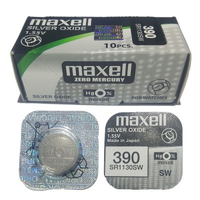 Pilas botón óxido MARXELL - 390  (1Ud)